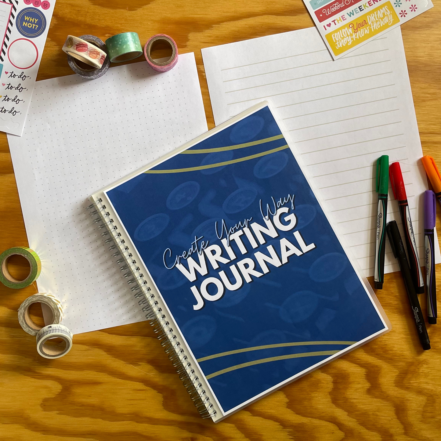 Printable Digital Writing Journal | Dotted & Lined Downloadable Journals | GoodNotes, iPad, PDF
