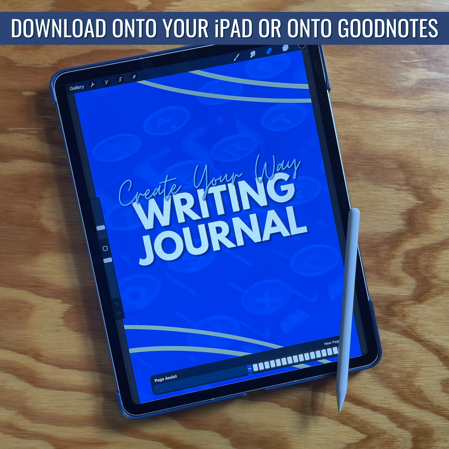 Printable Digital Writing Journal | Dotted & Lined Downloadable Journals | GoodNotes, iPad, PDF