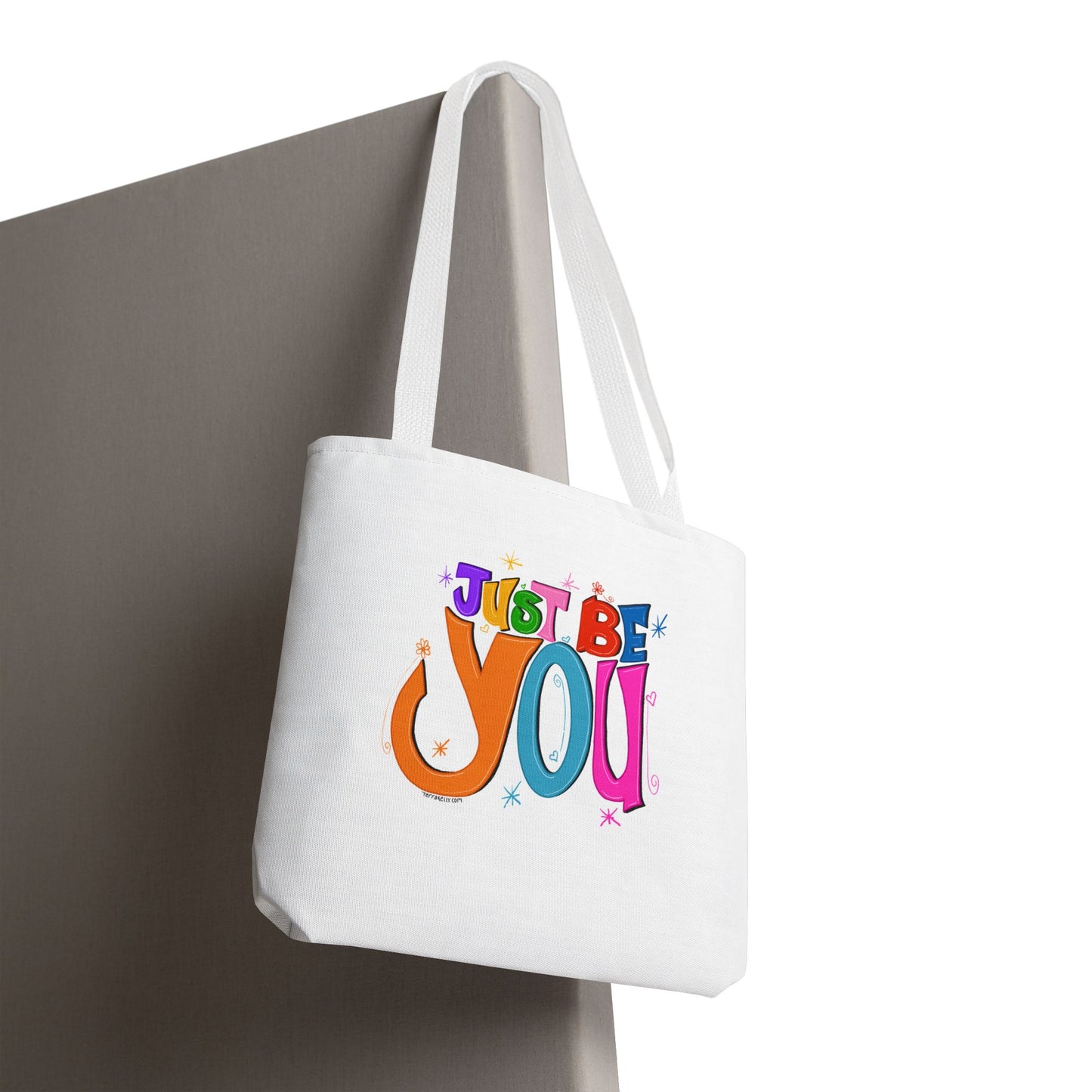 Just Be You Motivational Tote Bag, Eco-Friendly Shopping Bag, Inspirational Gift, Reusable Bag, Positive Message Accessory