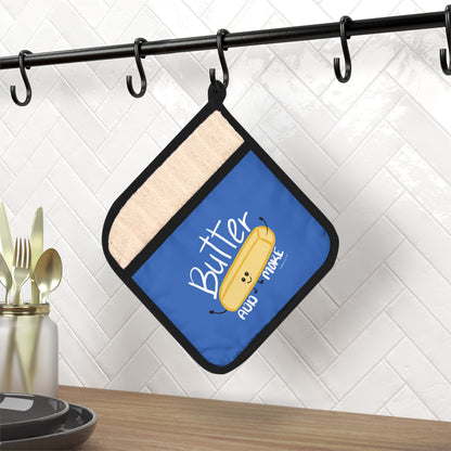 Butter Add More Pot Holder with Pocket | Kitchen Pot Holder | Cooking Pot Holder | FREE SHIPPING