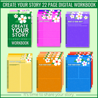 Printable Digital Workbook | Book Planning and Plotting Notebook | Write Your Book Planner | Instant Download